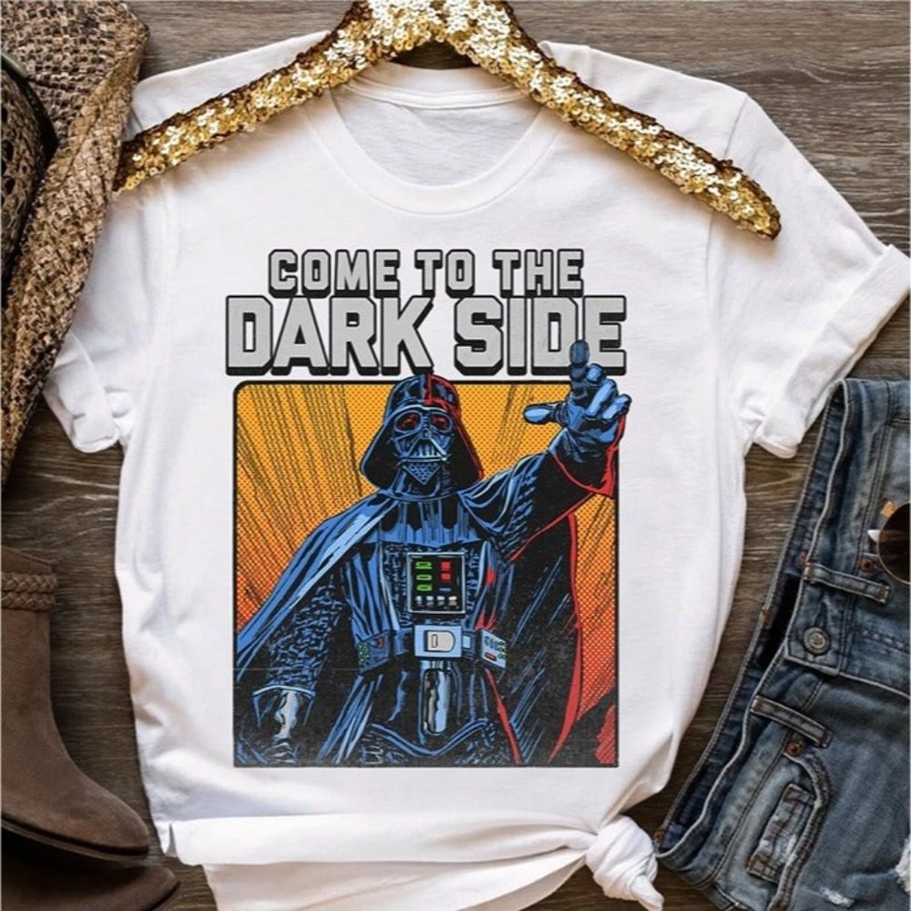 Darth Vader "Come To the Dark Side" Graphic Mens T-Shirt Sizes S-XL